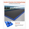 image:imageVEVOR Pool Cover Water Bags 12 Packs 8 Ft Double Chamber Pool Cover Water Tubes 04mm Thick PVC Bags Weights with Leakproof Screw Cap for Inground SwimmingPool Covers Winter Closing BlueBlue