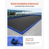 image:imageVEVOR Pool Cover Water Bags 12 Packs 8 Ft Double Chamber Pool Cover Water Tubes 04mm Thick PVC Bags Weights with Leakproof Screw Cap for Inground SwimmingPool Covers Winter Closing BlueBlue