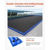 image:imageVEVOR Pool Cover Water Bags 12 Packs 8 Ft Double Chamber Pool Cover Water Tubes 04mm Thick PVC Bags Weights with Leakproof Screw Cap for Inground SwimmingPool Covers Winter Closing BlueBlue
