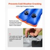 image:imageVEVOR Pool Cover Water Bags 12 Packs 8 Ft Double Chamber Pool Cover Water Tubes 04mm Thick PVC Bags Weights with Leakproof Screw Cap for Inground SwimmingPool Covers Winter Closing BlueBlue