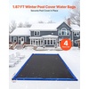image:imageVEVOR Pool Cover Water Bags 12 Packs 8 Ft Double Chamber Pool Cover Water Tubes 04mm Thick PVC Bags Weights with Leakproof Screw Cap for Inground SwimmingPool Covers Winter Closing BlueBlue