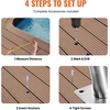 image:imageVEVOR Pool Handrail 2 PCS 55 x 32 inch Railing Stainless Steel with Base Plate for IndoorOutdoor RustProof Grab Bar wGrip CoverampAccessories for DecksSpas55x32 Inch 2 Pack