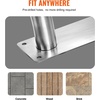 image:imageVEVOR Pool Handrail 2 PCS 55 x 32 inch Railing Stainless Steel with Base Plate for IndoorOutdoor RustProof Grab Bar wGrip CoverampAccessories for DecksSpas32x23 Inch