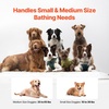 image:imageVEVOR Portable Dog Bathtub Elevated amp Foldable Spacesaving Pet Shower Station with Quick Drainage Bathing Tub for Washing amp Grooming Small and Medium Size Dogs and Cats Indoor amp Outdoor Light BlueLight Blue