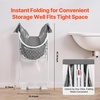 image:imageVEVOR Portable Dog Bathtub Elevated amp Foldable Spacesaving Pet Shower Station with Quick Drainage Bathing Tub for Washing amp Grooming Small and Medium Size Dogs and Cats Indoor amp Outdoor Light BlueLight Grey