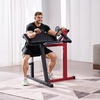 image:imageVEVOR Preacher Curl Machine 2 in 1 Bicep Curl Machine and Triceps Extension Machine Seated Arm Isolated Bicep Station Strength Training Workout Weight Bench Exercise Equipment for Home Gym