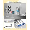 image:imageVEVOR Professional 304 Stainless Steel Dog Bathing Station 61 inch Pet Grooming Tub wAntiSlip ramp Storage Drawer Cold Hot Faucet Showerhead for Large amp Medium amp Small Right Door with Drawer61 inch