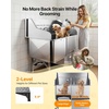 image:imageVEVOR Professional 304 Stainless Steel Dog Bathing Station 61 inch Pet Grooming Tub wAntiSlip ramp Storage Drawer Cold Hot Faucet Showerhead for Large amp Medium amp Small Right Door with Drawer50 inch