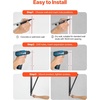 image:imageVEVOR Pull Up Bar MultiGrip Wall Mounted Pull Ups 50 in Width Multifunctional Chin Up Training Station Heavy Duty Steel Upper Body Workout Bars with Hangers 440 lbs Weight Capacity for Home GymJoist Mount