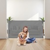 image:imageVEVOR Retractable Baby Gate Extends to 2027 inch Extra Wide 39 inch Tall with Reinforced Fiberglass Strips Avoids Crawling Through Mesh Dog Gate for Decks Doorways Garages Indoor BlackGray