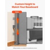 image:imageVEVOR Retractable Baby Gate Extends to 2027 inch Extra Wide 39 inch Tall with Reinforced Fiberglass Strips Avoids Crawling Through Mesh Dog Gate for Decks Doorways Garages Indoor BlackGray
