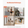 image:imageVEVOR Retractable Baby Gate Extends to 2027 inch Extra Wide 39 inch Tall with Reinforced Fiberglass Strips Avoids Crawling Through Mesh Dog Gate for Decks Doorways Garages Indoor BlackGray