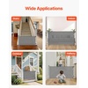 image:imageVEVOR Retractable Baby Gate Extends to 2027 inch Extra Wide 39 inch Tall with Reinforced Fiberglass Strips Avoids Crawling Through Mesh Dog Gate for Decks Doorways Garages Indoor BlackGray