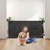 image:imageVEVOR Retractable Baby Gate Extends to 2027 inch Extra Wide 39 inch Tall with Reinforced Fiberglass Strips Avoids Crawling Through Mesh Dog Gate for Decks Doorways Garages Indoor BlackBlack
