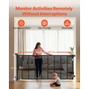 image:imageVEVOR Retractable Baby Gate Extends to 2027 inch Extra Wide 39 inch Tall with Reinforced Fiberglass Strips Avoids Crawling Through Mesh Dog Gate for Decks Doorways Garages Indoor BlackBlack