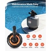 image:imageVEVOR Sand Filter 18Inch 40 GPM Above Inground Swimming Pool Sand Filter System with 7Way MultiPort Valve Backwash Rinse Recirculate Waste Winter Closed Modes for Above In Ground Pools20Inch  50 GPM