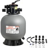 image:imageVEVOR Sand Filter 18Inch 40 GPM Above Inground Swimming Pool Sand Filter System with 7Way MultiPort Valve Backwash Rinse Recirculate Waste Winter Closed Modes for Above In Ground Pools20Inch  50 GPM