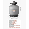 image:imageVEVOR Sand Filter 18Inch 40 GPM Above Inground Swimming Pool Sand Filter System with 7Way MultiPort Valve Backwash Rinse Recirculate Waste Winter Closed Modes for Above In Ground Pools24Inch  65 GPM