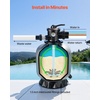 image:imageVEVOR Sand Filter 18Inch 40 GPM Above Inground Swimming Pool Sand Filter System with 7Way MultiPort Valve Backwash Rinse Recirculate Waste Winter Closed Modes for Above In Ground Pools18Inch  40 GPM