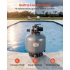 image:imageVEVOR Sand Filter 18Inch 40 GPM Above Inground Swimming Pool Sand Filter System with 7Way MultiPort Valve Backwash Rinse Recirculate Waste Winter Closed Modes for Above In Ground Pools20Inch  50 GPM