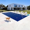 image:imageVEVOR Solar Pool Cover 24 x 12 ft Rectangle Solar Cover 12 mil for Pools Inground Above Ground Swimming Pool Solar Blanket with Bubble Heat Retaining Solar Covers BlueBlueBlack