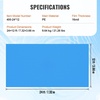 image:imageVEVOR Solar Pool Cover 24 x 12 ft Rectangle Solar Cover 12 mil for Pools Inground Above Ground Swimming Pool Solar Blanket with Bubble Heat Retaining Solar Covers BlueBlue
