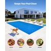 image:imageVEVOR Solar Pool Cover 24 x 12 ft Rectangle Solar Cover 12 mil for Pools Inground Above Ground Swimming Pool Solar Blanket with Bubble Heat Retaining Solar Covers BlueBlue