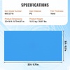 image:imageVEVOR Solar Pool Cover 24 x 12 ft Rectangle Solar Cover 12 mil for Pools Inground Above Ground Swimming Pool Solar Blanket with Bubble Heat Retaining Solar Covers BlueBlue