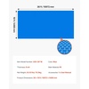 image:imageVEVOR Solar Pool Cover 24 x 12 ft Rectangle Solar Cover 12 mil for Pools Inground Above Ground Swimming Pool Solar Blanket with Bubble Heat Retaining Solar Covers BlueBlue