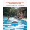 image:imageVEVOR Solar Pool Ionizer Round Copper Pool Ionizer Up to 45000 Gal Floating Automatic Water Cleaner and Purifier Chlorine Free Water with Copper Anode Brush and Filter for Pools amp SpasBlue