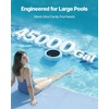 image:imageVEVOR Solar Pool Ionizer Round Copper Pool Ionizer Up to 45000 Gal Floating Automatic Water Cleaner and Purifier Chlorine Free Water with Copper Anode Brush and Filter for Pools amp SpasGreen