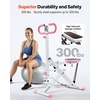 image:imageVEVOR Squat Machine Deep Squat Rowing Machine for Home Easy Setup amp Foldable Exercise Equipment Glute Trainer Machine with 23 HighStrength Resistance Bands Glutes amp Leg Home Workout Machine3 HighStrength Resistance Bands White
