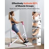 image:imageVEVOR Squat Machine Deep Squat Rowing Machine for Home Easy Setup amp Foldable Exercise Equipment Glute Trainer Machine with 23 HighStrength Resistance Bands Glutes amp Leg Home Workout Machine3 HighStrength Resistance Bands White