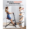 image:imageVEVOR Squat Machine Deep Squat Rowing Machine for Home Easy Setup amp Foldable Exercise Equipment Glute Trainer Machine with 23 HighStrength Resistance Bands Glutes amp Leg Home Workout Machine3 HighStrength Resistance Bands