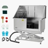 image:imageVEVOR Stainless Steel Dog Washing Station 62 inch Pet Grooming Tub wStairs PE Water Filter Board Faucet amp Showerhead amp Soap Holder Dog Bathtub for Large amp Medium amp Small Pets Right DoorElectric Right Door