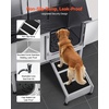 image:imageVEVOR Stainless Steel Dog Washing Station 62 inch Pet Grooming Tub wStairs PE Water Filter Board Faucet amp Showerhead amp Soap Holder Dog Bathtub for Large amp Medium amp Small Pets Right DoorRight RAMP