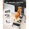 image:imageVEVOR Stainless Steel Dog Washing Station 62 inch Pet Grooming Tub wStairs PE Water Filter Board Faucet amp Showerhead amp Soap Holder Dog Bathtub for Large amp Medium amp Small Pets Right DoorRight STAIRS
