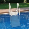 image:imageVEVOR Swimming Pool Ladder 4Step Double Handrails Stairs with NonSlip Heavy Duty Steps Max Load Capacity 400 lbs for 4854 in Inground amp AboveGround Pools of Any Decking Surface Milk WhiteMilk White