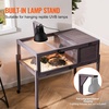 image:imageVEVOR Tortoise Habitat Cedar Wooden Tortoise House Indoor amp Outdoor Tortoise Enclosure with Light Stand Reptile Enclosure Small Animal Cage with Stand Legs for Gecko Lizard SnakeD With Casters Legs