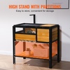 image:imageVEVOR Tortoise Habitat Cedar Wooden Tortoise House Indoor amp Outdoor Tortoise Enclosure with Light Stand Reptile Enclosure Small Animal Cage with Stand Legs for Gecko Lizard SnakeC With Legs