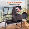 image:imageVEVOR Tortoise Habitat Cedar Wooden Tortoise House Indoor amp Outdoor Tortoise Enclosure with Light Stand Reptile Enclosure Small Animal Cage with Stand Legs for Gecko Lizard SnakeD With Casters Legs