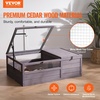 image:imageVEVOR Tortoise Habitat Cedar Wooden Tortoise House Indoor amp Outdoor Tortoise Enclosure with Light Stand Reptile Enclosure Small Animal Cage with Stand Legs for Gecko Lizard SnakeA Tortoise Habitat