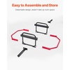image:imageVEVOR Trap Bar Hex Bar 2Inch Hex Barbell 500 LBS Capacity Shrug Bars Weightlifting and Strength Training Equipment Home Gym for Squats Deadlifts Shoulder PressesRed
