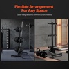 image:imageVEVOR Weight Plate Rack Vertical Weight Plate Tree for 2Inch Weight Plates Standard Weight Plate Tree with Wheels 1000 lbs Load Capacity Weight Storage Holder Home Gym Barbell Rack Storage Stand