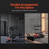 image:imageVEVOR Weight Plate Rack Vertical Weight Plate Tree for 2Inch Weight Plates Standard Weight Plate Tree with Wheels 1000 lbs Load Capacity Weight Storage Holder Home Gym Barbell Rack Storage StandBlackRed