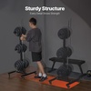 image:imageVEVOR Weight Plate Rack Vertical Weight Plate Tree for 2Inch Weight Plates Standard Weight Plate Tree with Wheels 1000 lbs Load Capacity Weight Storage Holder Home Gym Barbell Rack Storage Stand