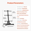 image:imageVEVOR Weight Plate Rack Vertical Weight Plate Tree for 2Inch Weight Plates Standard Weight Plate Tree with Wheels 1000 lbs Load Capacity Weight Storage Holder Home Gym Barbell Rack Storage StandBlack