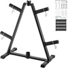 image:imageVEVOR Weight Plate Rack Vertical Weight Plate Tree for 2Inch Weight Plates Standard Weight Plate Tree with Wheels 1000 lbs Load Capacity Weight Storage Holder Home Gym Barbell Rack Storage StandBlack