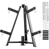 image:imageVEVOR Weight Plate Rack Vertical Weight Plate Tree for 2Inch Weight Plates Standard Weight Plate Tree with Wheels 1000 lbs Load Capacity Weight Storage Holder Home Gym Barbell Rack Storage StandBlack