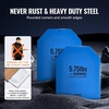image:imageVEVOR Weight Vest Plates 575 LB Pairs Premium Steel Weighted plates Contoured Ergonomic Fit  WODs Additional Weight for Strength Training Running Fitness Heavy Workouts